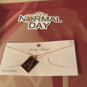 Nwt letter A necklace